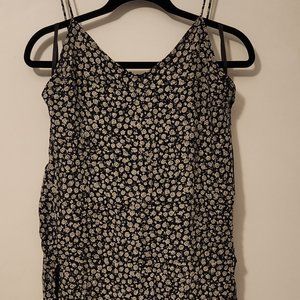 Motel Hime Dress in Ditsy Rose Black (L)